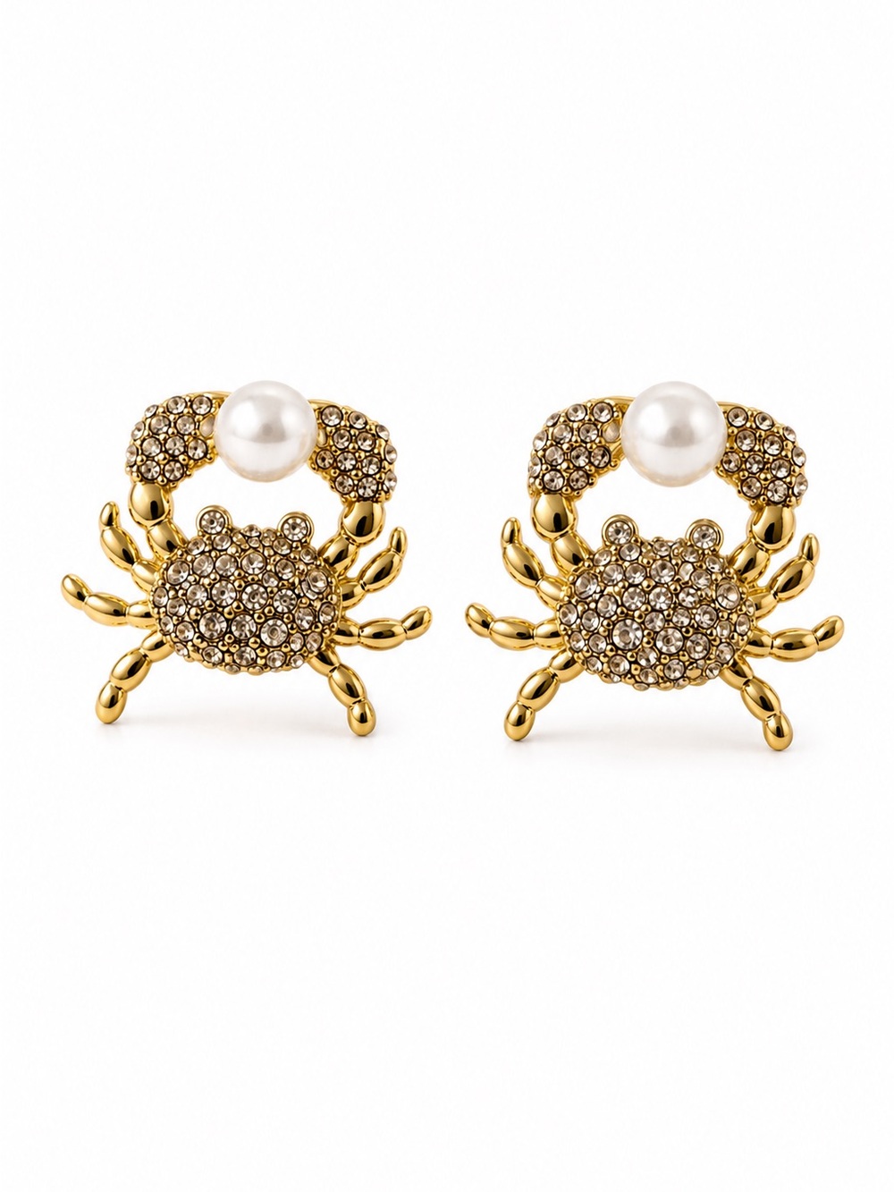 Kate Spade Shore Thing Pearl/Crystals Crab Studs